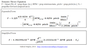 Propeller Static Dynamic Thrust Calculation Flite Test