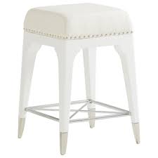 Overstock.com has been visited by 1m+ users in the past month Lexington Avondale Northbrook Counter Stool In Arctic White Fabric Johnny Janosik Bar Stools