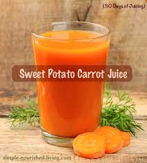 Sweet Potato Carrot Juice Day 14 Of 30 Days Of Juicing Recipe Sweet Potato Juice Detox Juice Detox Smoothie