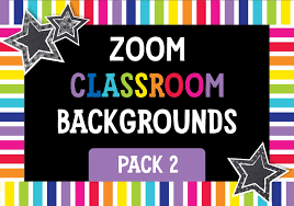 Download the background of your choice. Zoom Classroom Digital Backgrounds Pack 02 Schoolgirl Style