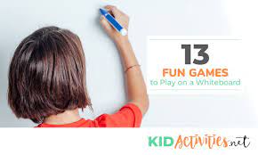 Whiteboards are sometimes on wheels and if that is the case keep the wheels locked at all times and avoid moving it about, for safety reasons. 13 Fun Games To Play On A Whiteboard Kid Activities