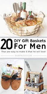 Gift Baskets For Men 20 Diy Gift Baskets For Him That He Will Love Gift Baskets For Him Diy Gift Baskets Baskets For Men