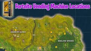 Despite sounding like an easy task, this. Fortnite Vending Machine Locations Pinpointed On The Battle Royale Map