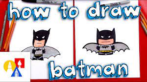 Coloring pages drawing for kids crafts & activities free online games reading & learning movie & tutorial videos write your name : How To Draw Cartoon Batman Youtube