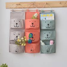 A handy large pocket stores notes, coupons, and receipts and there are 300+ stickers to mark appointments, birthdays, trips, etc. Home Garden Home Storage Bags 1pc 3 Pockets Wall Hanging Storage Bags Cute Children Room Toys Pouch Organizer