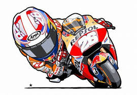 Motogp drawing motocross painting motorcycle motogp 600 470. Cara Menggambar Motor Gp