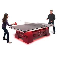 The World S Loudest Table Tennis Table Hammacher Schlemmer Ping Pong Table Ping Pong Table Tennis