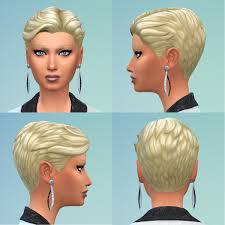 Mimilky hairline by daerilia · 2. Slike Slicked Back Hair Sims 4 Cc