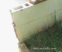 How to refinish a block wall. Masonry 101 How To Repair A Concrete Cinder Block Wall The Kim Six Fix