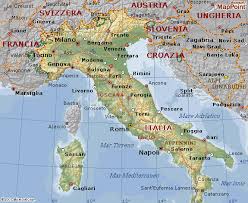 Cartina Geografica Dell Italia Ed Il Territorio Italiano