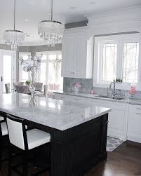 Kitchen Counter And Back Splash Are The Same Dream Kitchen Plus The Island Is A Contrasting Color Custom Kitchen Remodel Home Decor Kitchen Kitchen Interior
