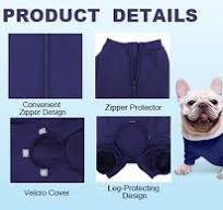Amazon.com: UNIPUP Dog Surgery Recovery Suit After Spay ...
