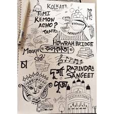 Kolkata Doodle Doodles Doodlesindia Doodle Art Journals Doodle Art Drawing Disney Collage