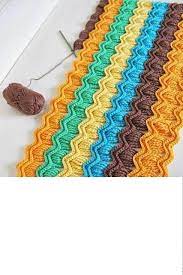 Tigla Renkli Iplerden Orgu Battaniye Puntadas De Ganchillo Ganchillo Ganchillo Crochet