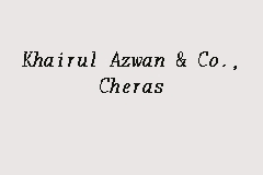 We did not find results for: Khairul Azwan Co Cheras Legal Firm In Bandar Tun Razak
