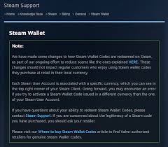 I will give you instructions on how to contact steam support. In The Future You Won T Be Able To Redeem Steam Wallet Gift Card In A Different Currency Than The One Of Your Steam User Account Steam