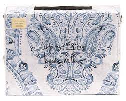 Do you assume nicole miller comforter sets seems nice? Nicole Miller Artelier King Duvet Cover Set Medallion Floral Vintage Blue White Cotton Bedding Buy Online In Morocco At Desertcart Ma Productid 163924640