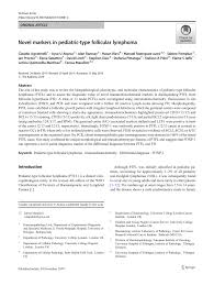 Vì vậy chỉ đọc nếu bạn lớn hơn hoặc bằng 18 tuổi! Pdf Novel Markers In Pediatric Type Follicular Lymphoma
