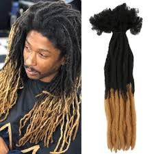 The top hairstyles for black men usually have a low or high fade haircut with short hair styled someway on top. Super Sale 7408e Crochet Handmade Dreadlocks Ombre Synthetic Faux Fake Locs Hair Extensions Afro Braiding Hair For Women Men Goddess Hip Hop Cicig Co