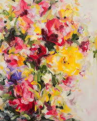 Yangyang Pan Inside Out Solo Show Abstract Flower Painting Floral Art Flower Art