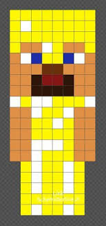 Steve Di Minecraft Con L Armatura D Oro Disegno Da Fare Con Le Pyssla 8x19 Schemiperline It Nel 2020 Minecraft Idee Minecraft Disegni