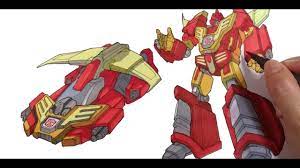 Hot rod (later known as rodimus prime) is the protagonist of the 1986 animated film, transformers: How To Color Transformer Hot Rod Coloring Page For Boys Transformers Coloring Pages Youtube