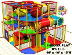 Indoor Soft Modular Playground Design With A Small Toddler Area On Ground Level At International Pl Indoor Playground Kids Indoor Playground Indoor Play Areas