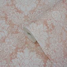 Goodhome Vay Pink Damask Mica Effect Textured Wallpaper Diy At B Q Contemporary vintage damask floral wallpaper. goodhome vay pink damask mica effect textured wallpaper