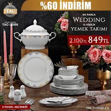 Wedding 12 Kisilik Yemek Takimi
