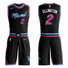 Sexton / rose robinson / dragic / ellington butler / iguodala ariza / nance bam / dedmon Swingman Men S Wayne Ellington Black Jersey 2 Basketball Miami Heat Suit City Edition
