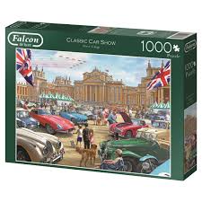 Classic car jigsaw puzzles 1000 pieces. 1000 Piece Jumbo Classic Car Show Jigsaw Puzzle Jigsaw Puzzles Puzzles