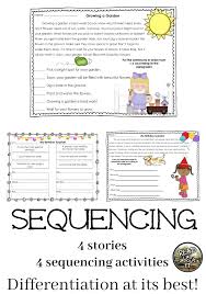 Sequential Order Activities For First And Second Graders Activities Language Arts Lessons Chronological Order Activities