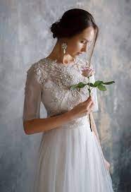 Sinled Floral Rich Hand Embroidery Wedding Dress Ethereal Etsy Wedding Dresses Bridal Gowns Wedding Dresses Romantic