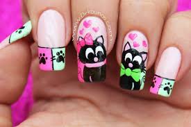 Ver más ideas sobre uñas decoradas, manicura de uñas, decorados para uñas cortas. Decoracion De Unas Gatos Enamorados Deko Unas