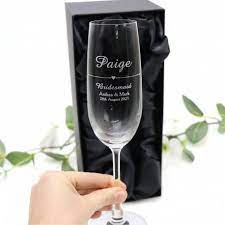 Saw something that caught your attention? Personalised Engraved 215ml Wedding Champagne Glasses Bridal Party