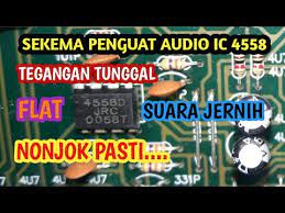 Persamaan atau ic pengganti ic 4558. Video 4558