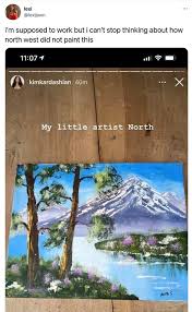 Kim kardashian has hit out at those questioning her eldest daughter's artistic talents, after sharing what she called her baby's masterpiece with the world. Kim Kardashian Draws Criticism As She Claims Daughter Produced Very Impressive Picture Trends Wide