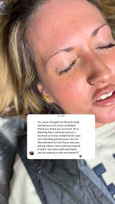 Getting messages like these makes me tear up! To help women see themselves  the way they have always wanted to is exactly why I do what I do 😭🥹 These  powder brows brought symmetry and confidence 🙌🏻 ...