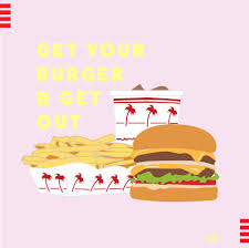 Liz Schmidt Lizroses Com In N Out Burger Illustration In And Out Burger In N Out Burger Burger Drawing