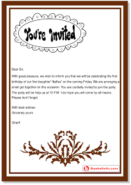 Customize and send beautiful free birthday invitations online by email or text message. 10 Format Of Example Of Birthday Invitation Letter To A Friend And Review Birthday Invitations Kids Letters For Kids Birthday Invitations