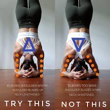 How Can You Release The Pressure Of Your Neck In Yoga Headstand Sirsasana The Placement Of Your Elbows And The Sho Natural Hair Mask Yoga Boost Hair Growth