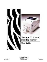 We may offer drivers, firmware, and manuals below for your convenience, as well as online tech support. Zebra Tlp 2844 User Manual Manualzz
