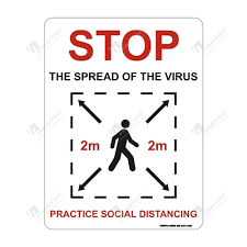 See more ideas about health, health tips, warning signs. Hs11657 1 Coronavirus Covid 19 Health Warning Stop The Spread Of The Virus Practice Social Distancing 4 Square Metre Area Poly Non Reflective 225mm X 300mm Hartac Australia
