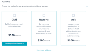 Hubspot Pricing 2019 Comparing All Their Product Offers