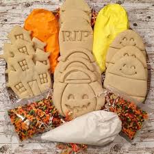Large Halloween Sugar Cookie Kit Decorate Your Own Cookie Etsy Sugar Cookie Kit Halloween Sugar Cookies Decorated Cookie Kit