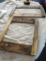 Custom frame shops can be pricey, and you can save a lot of money by doing the work yourself. Farmhouse Picture Frame Easy Wood Working Diy Using Barnwood