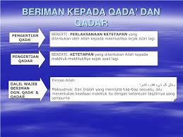 Dari sudut bahasa arab, qada' bermaksud meletakkan dan memutuskan sesuatu hukum. Ppt Pertemuan Ke 7 Aqidah Powerpoint Presentation Free Download Id 6501617