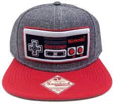 Grey Nintendo Nes Controller Snapback Hat Cap New Super Mario Bros Era World Snapback Hats Snapback Baseball Hats