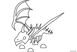 Roblox coloring pages adopt me frost dragon. Adopt Me Coloring Pages Wonder Day Com