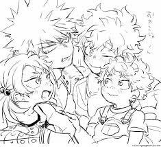 My hero academia coloring pages are a fun way for kids of all ages, adults to develop creativity, concentration, fine motor skills, and color recognition. Characters From The Anime My Hero Academia Coloring Pages My Hero Academia Coloring Pages Coloring Pages For Kids And Adults